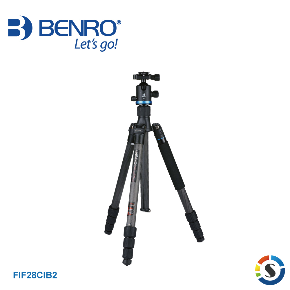 BENRO百諾 FIF28CIB2 碳纖維攝影三腳架套組