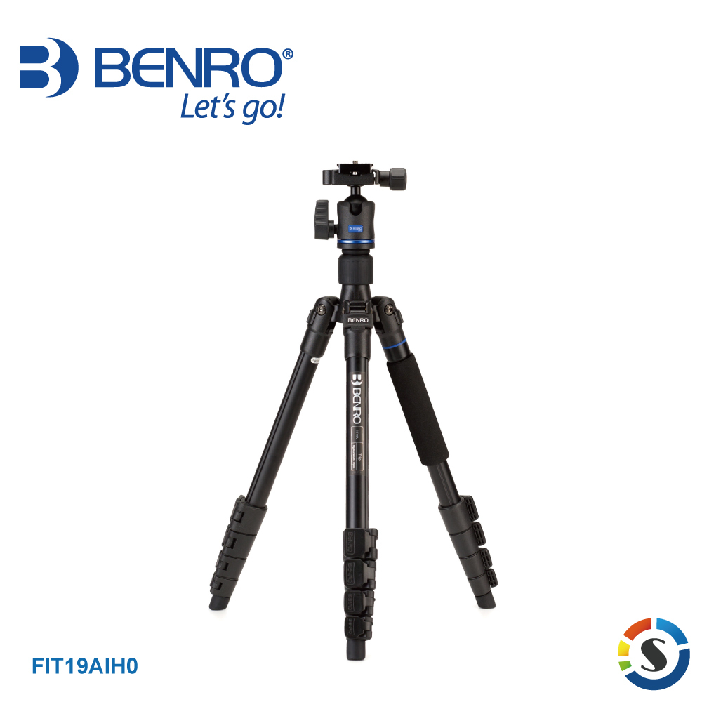 BENRO百諾 FIT19AIH0 iTrip 輕巧系列鎂鋁合金可拆反折式攝影三腳架套組