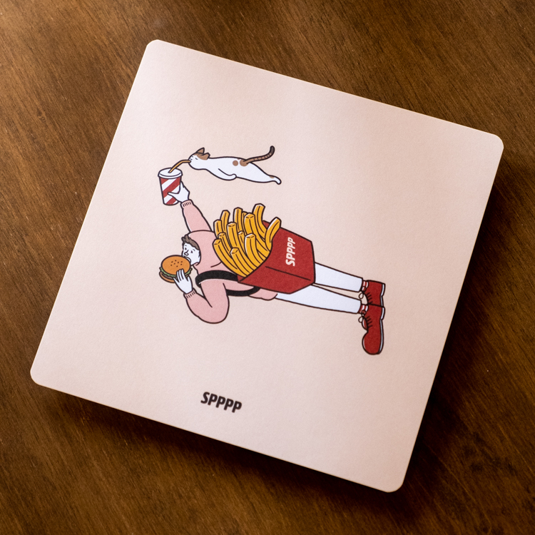 SPPPP｜Flying Boys｜明信片｜最愛漢堡