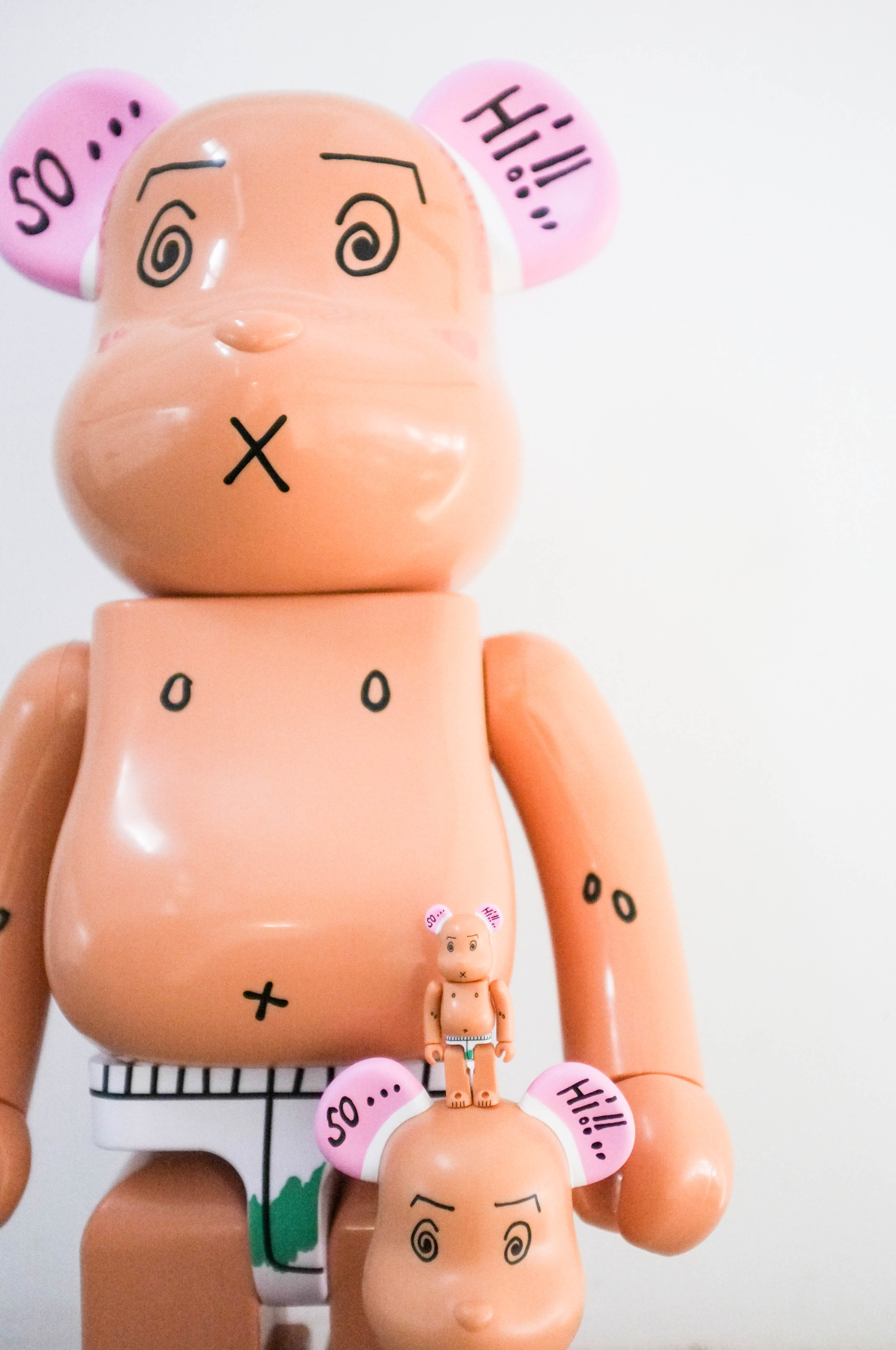 【車庫服飾】Bearbrick CLOT EDC SO HI 陳冠希 1000% 400% 100% SET 二代內褲熊 鼻涕熊