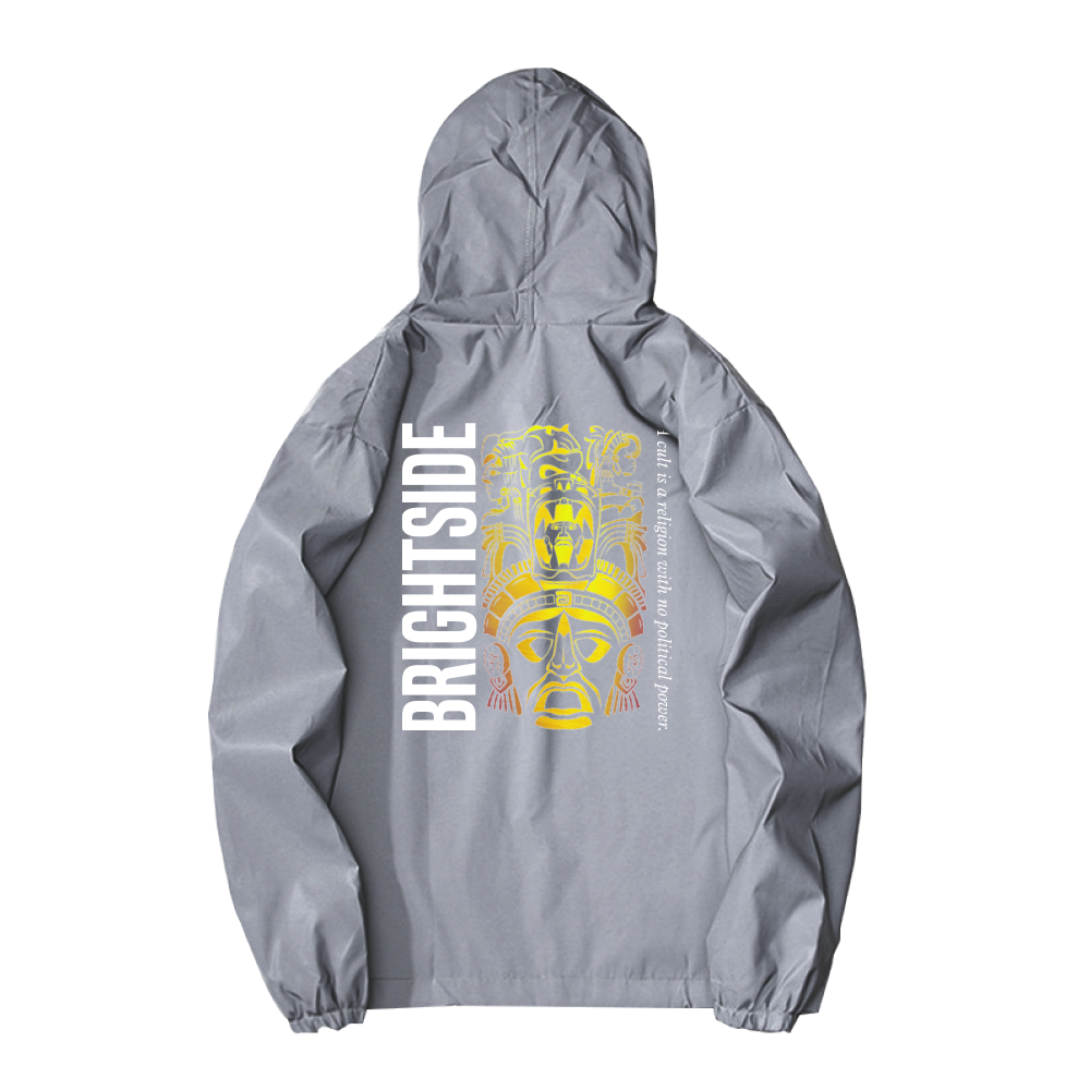 Brightside ® - 阿茲特克 邪教面具 反光外套