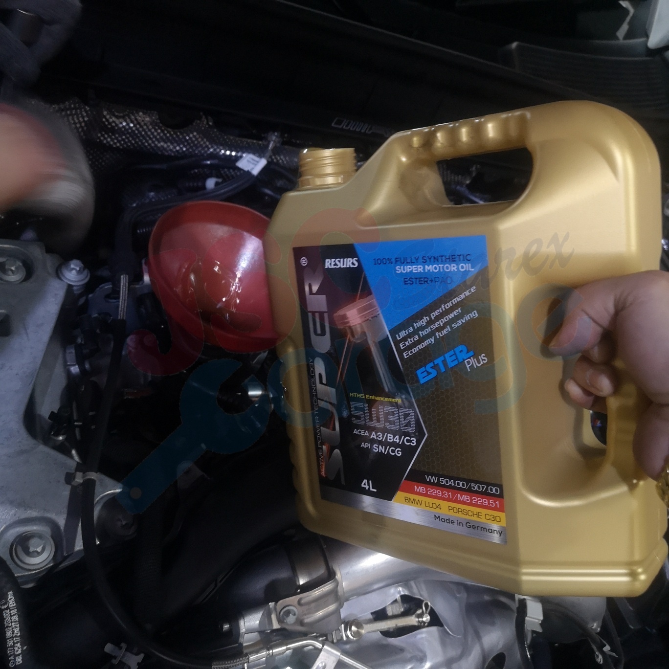 super nano ester plus motor oil 5w30 偈油
