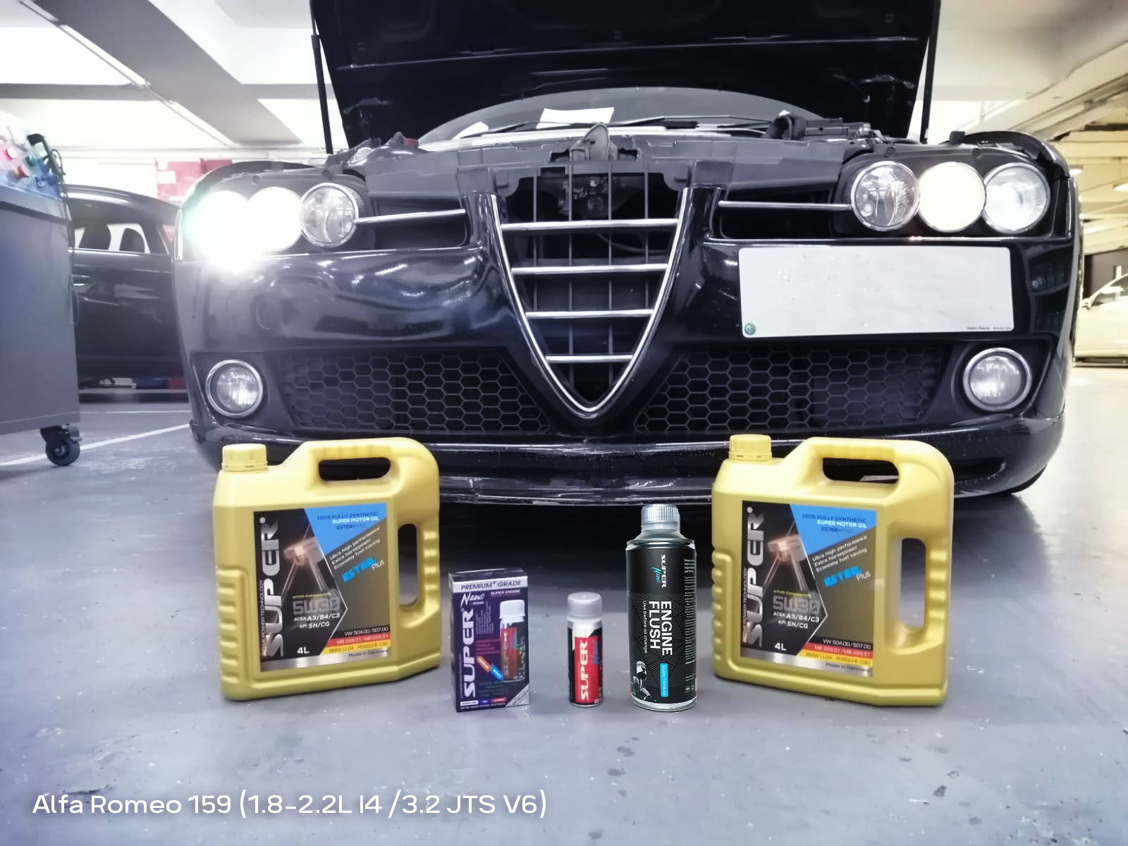 alfa romeo 159 偈油 5w30 super ester plus motor oil