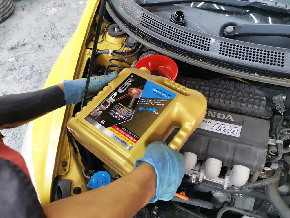 honda crz 偈油 5w30 super ester plus motor oil