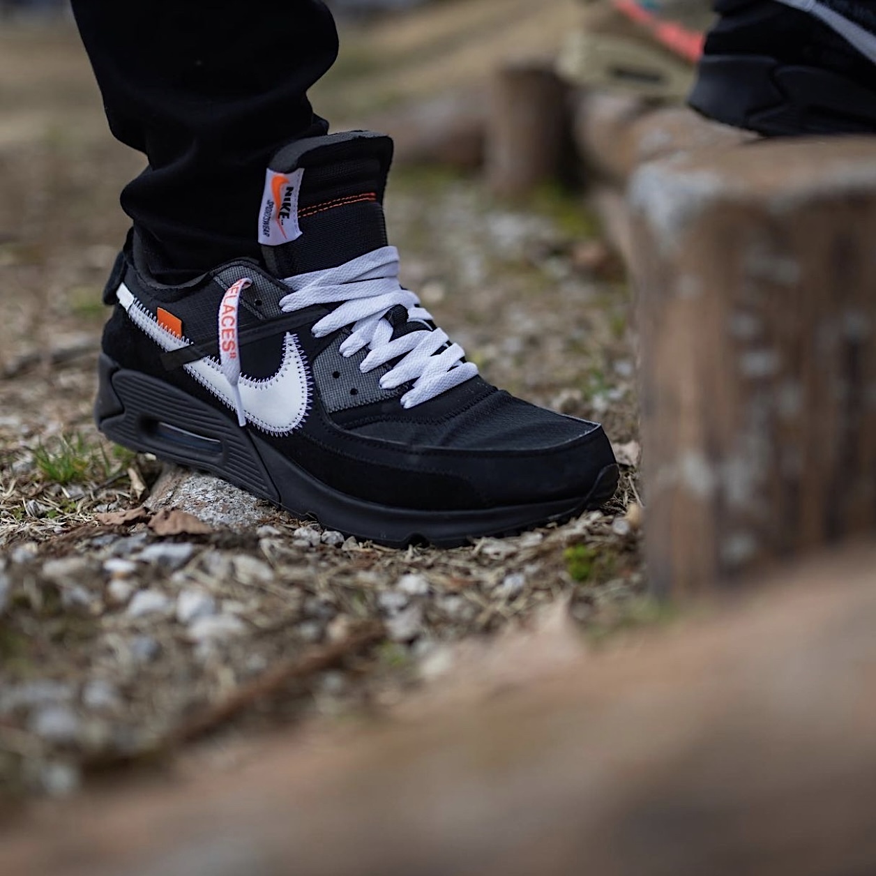 OFF-WHITE x NIKE AIR MAX 90 BLACK THE TEN