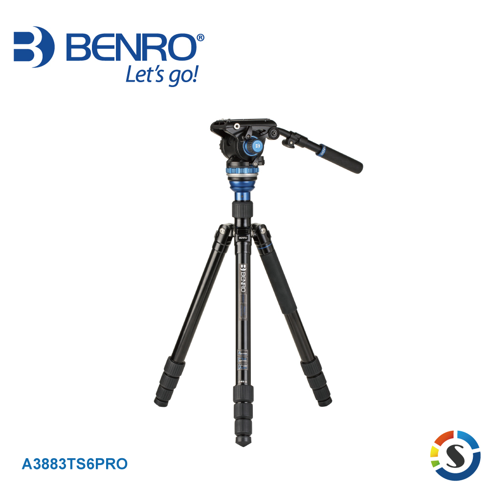 BENRO百諾 A3883TS6PRO 油壓雲台攝影三腳架套組(Aero7)