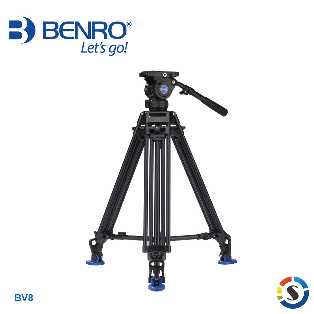 BENRO百諾 BV8 BV系列專業攝影三腳架油壓雲台套組