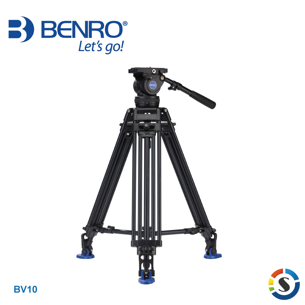 BENRO百諾 BV10 BV系列專業攝影三腳架油壓雲台套組