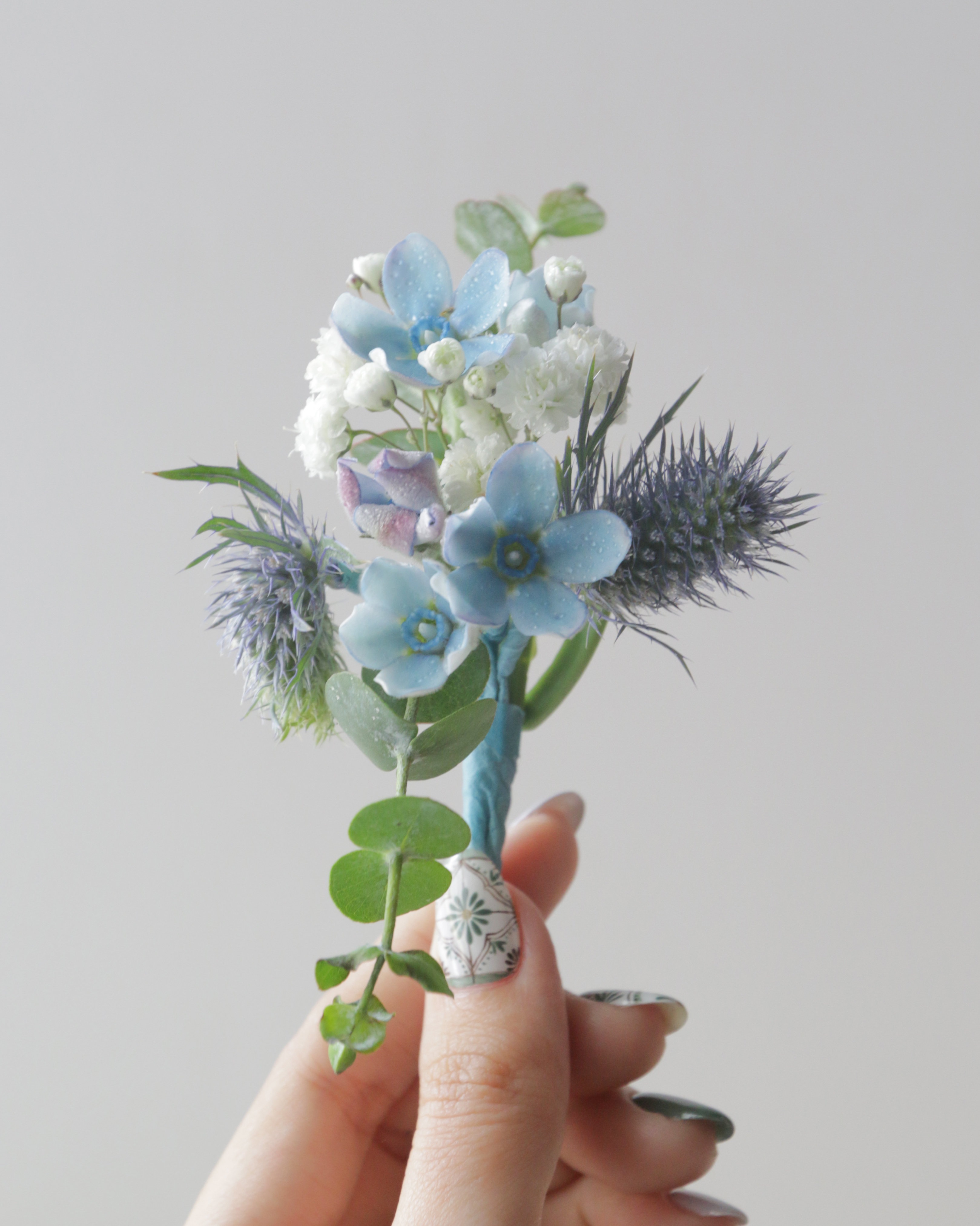 蔚藍夢境 ( 胸花 ‧ 新娘頭花 )