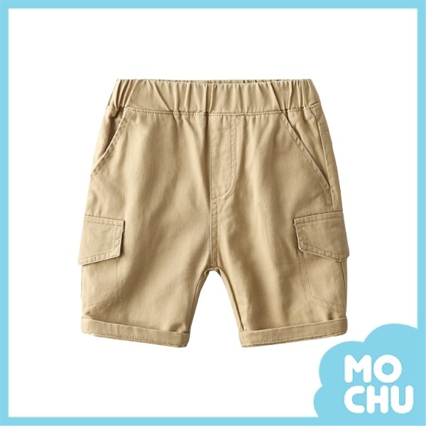 純色造型口袋短褲(四色)