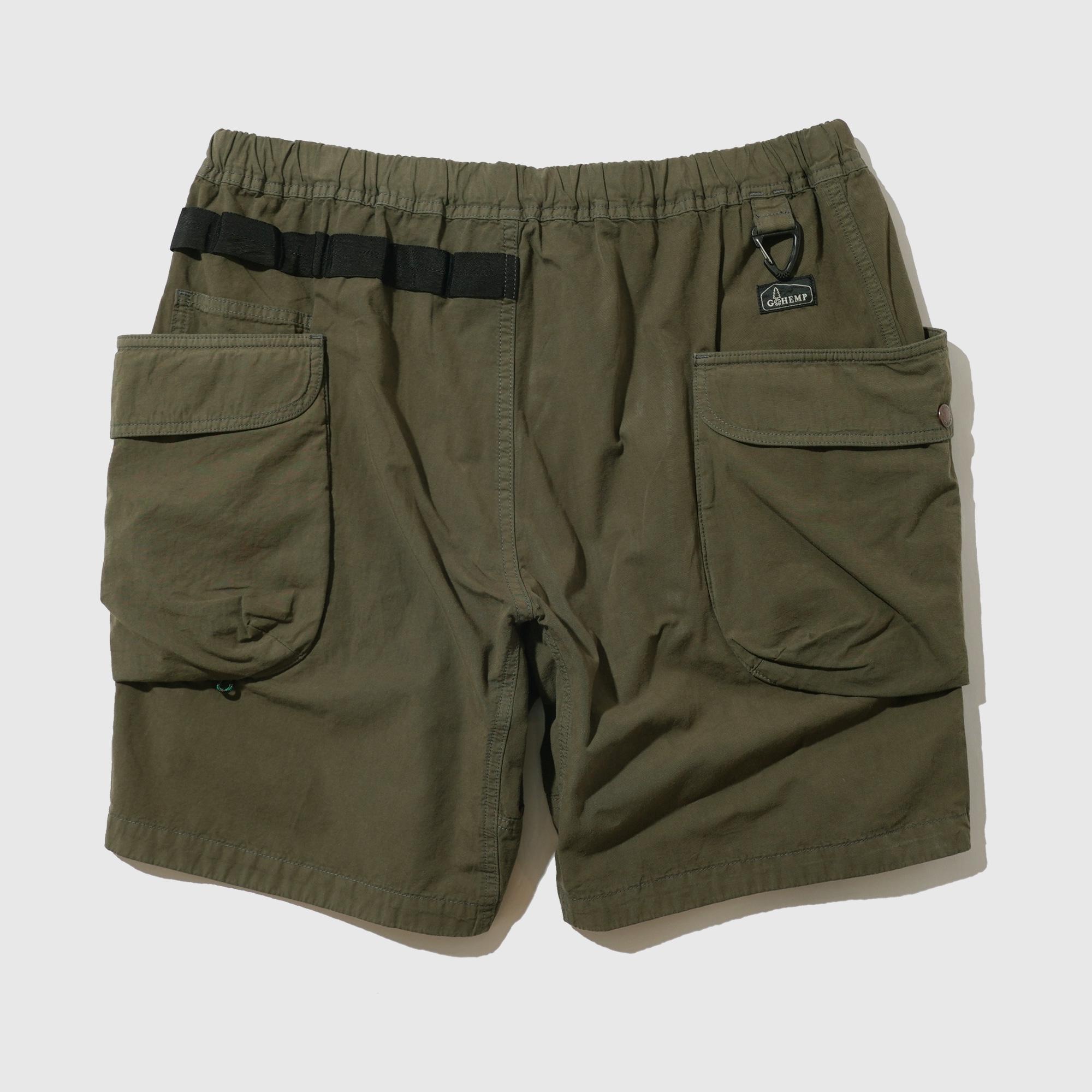 GO HEMP - HEMP UTILITY SHORTS / 4 COLORS