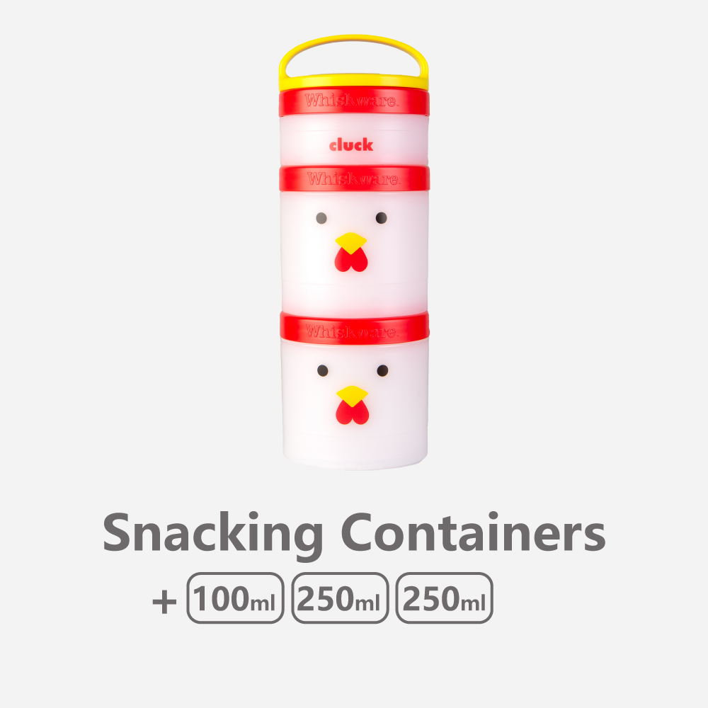 Whiskware™｜Snacking Containers｜三層零食盒｜公雞