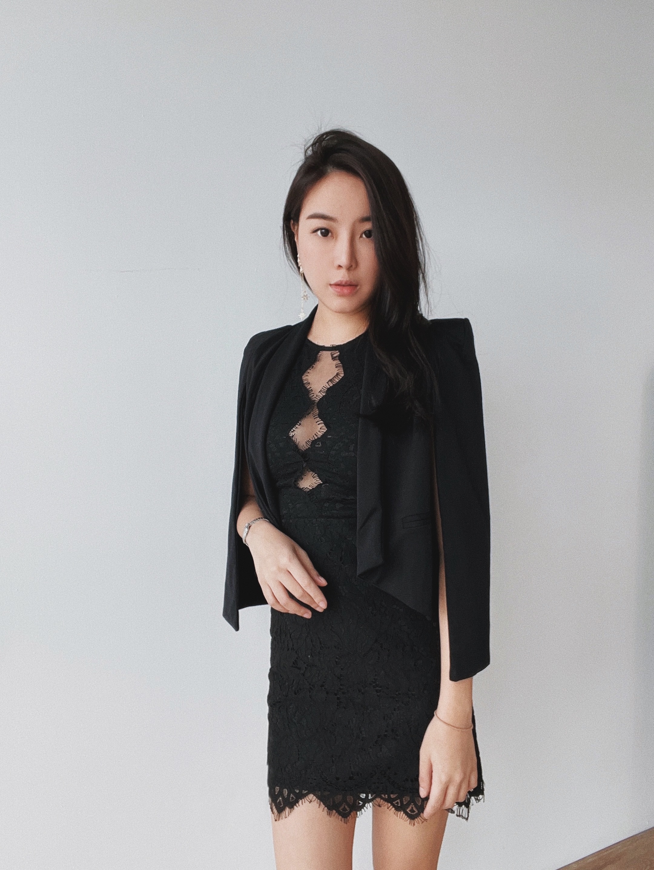 Gentlemen 搭配洋裝超好看的 剪裁西裝外套