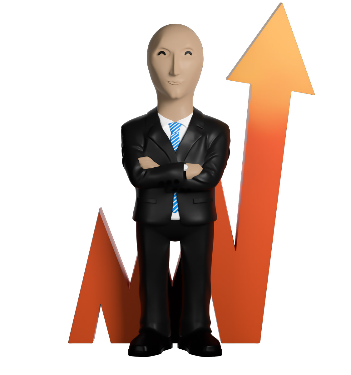 Youtooz MEME Stonks Man 造型公仔 13cm