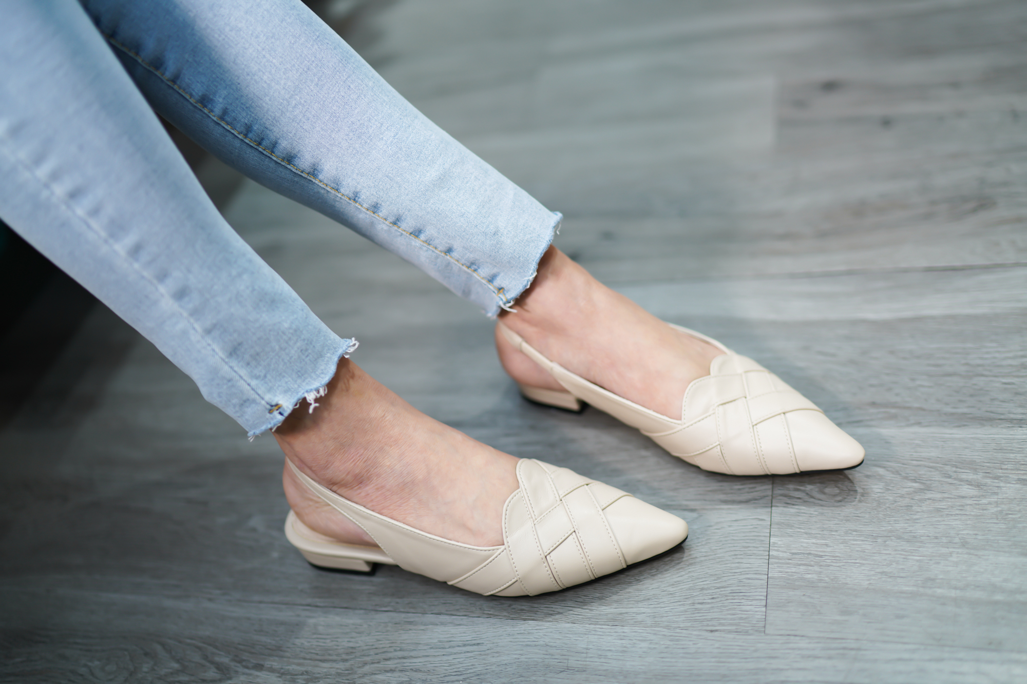 交叉編織涼鞋(88018)