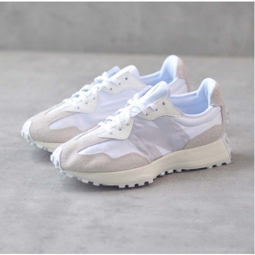 New Balance 327 WS327SFD 白絲綢 麂皮 增高 運動鞋