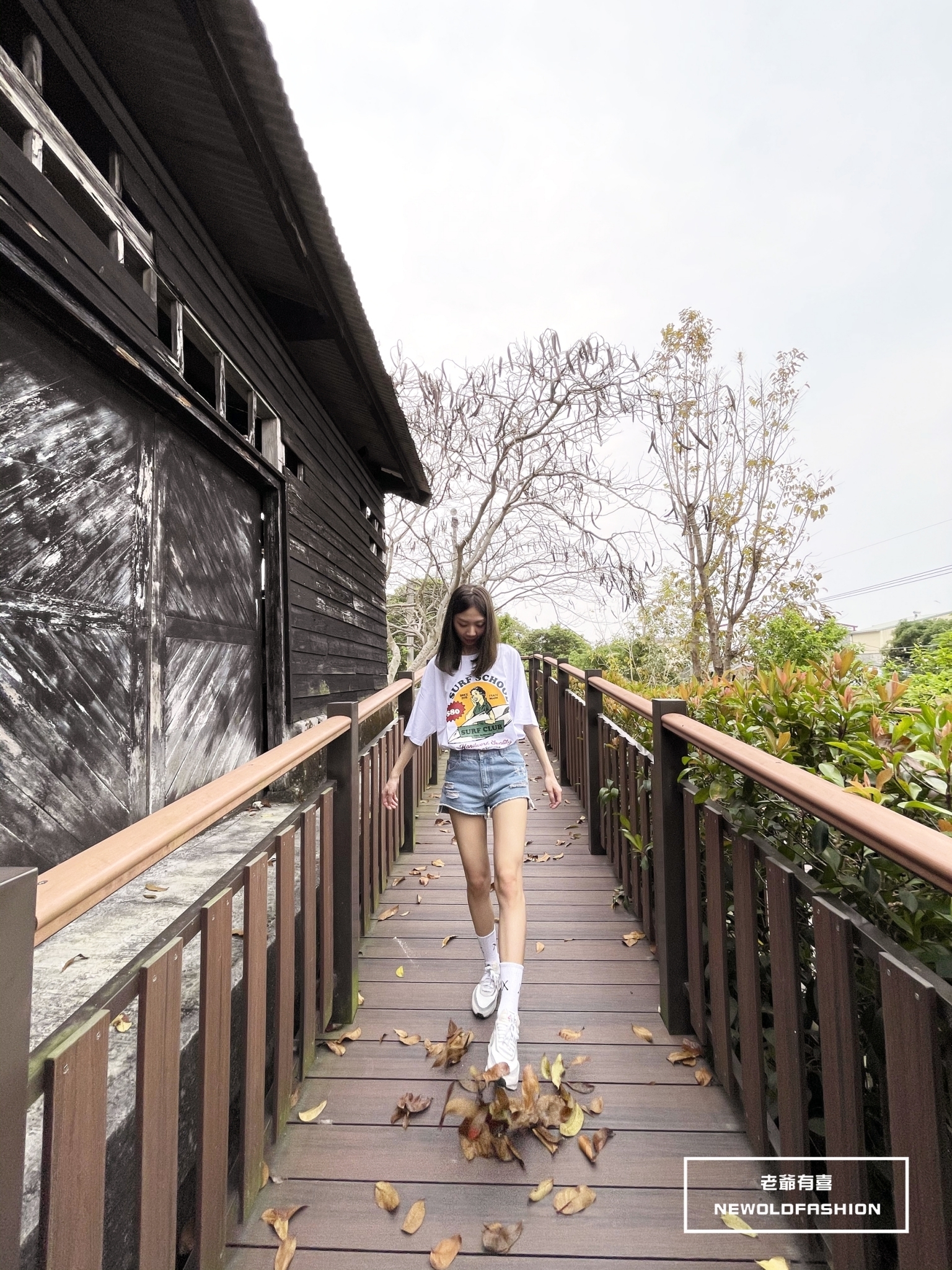 『新品上市』重磅SURF CLUB衝浪俱樂部短tee-白色