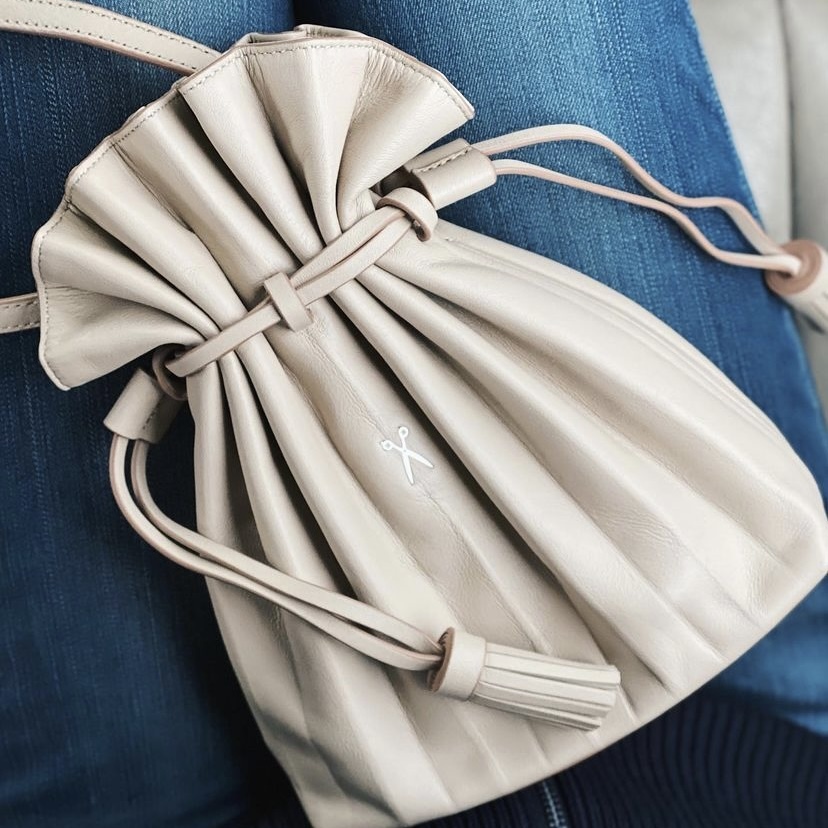 <韓國代購> JOSEPH AND STACEY LUCKY PLEATS CROSSBAG