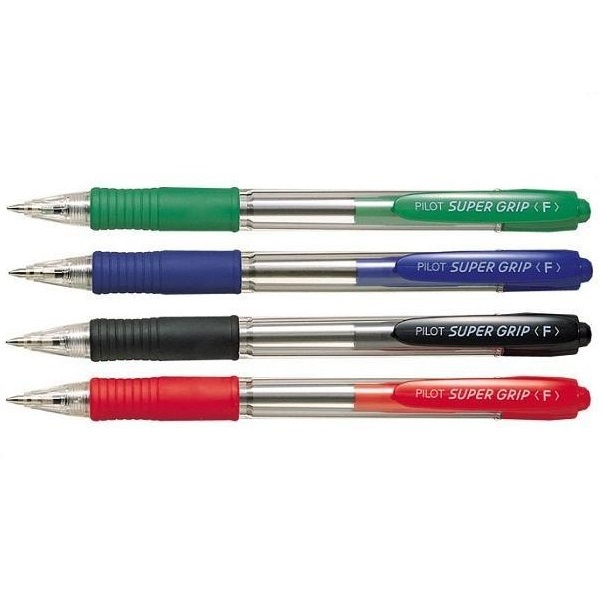 Pilot 百樂牌 Super Grip 橡膠柄按制原子筆 BP-GP-10R-F 0.7mm