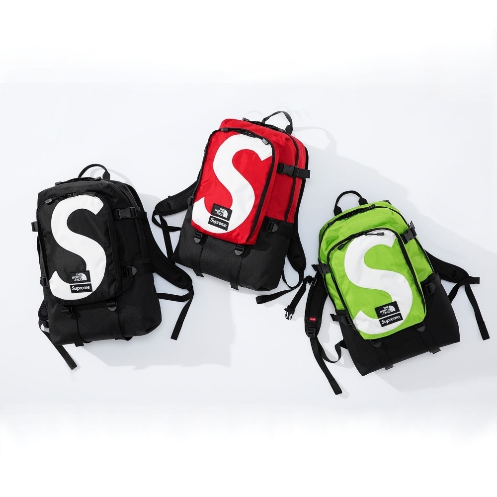 Supreme The North Face S Logo Expedition 休閒後背包 青檸綠