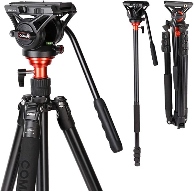 Coman DF06 可摺式攝錄機鋁腳架