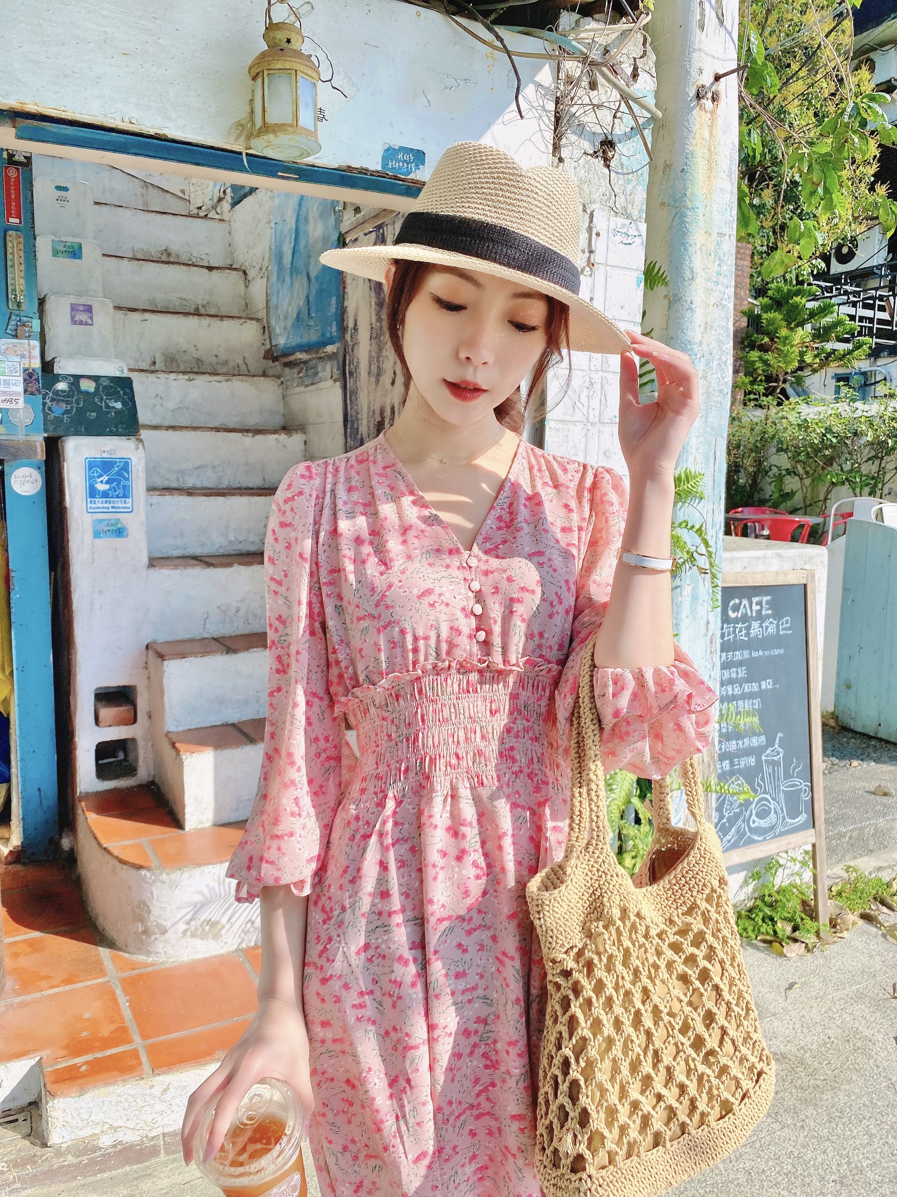 訂製款質感度假風拉鍊草編編織包