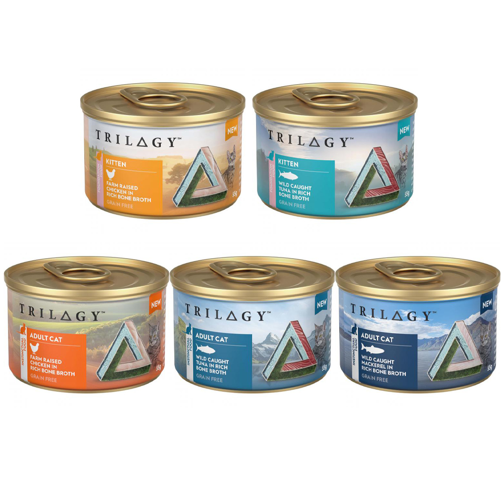 (24罐)TRILOGY奇境-無穀雞湯貓罐55g|貓罐