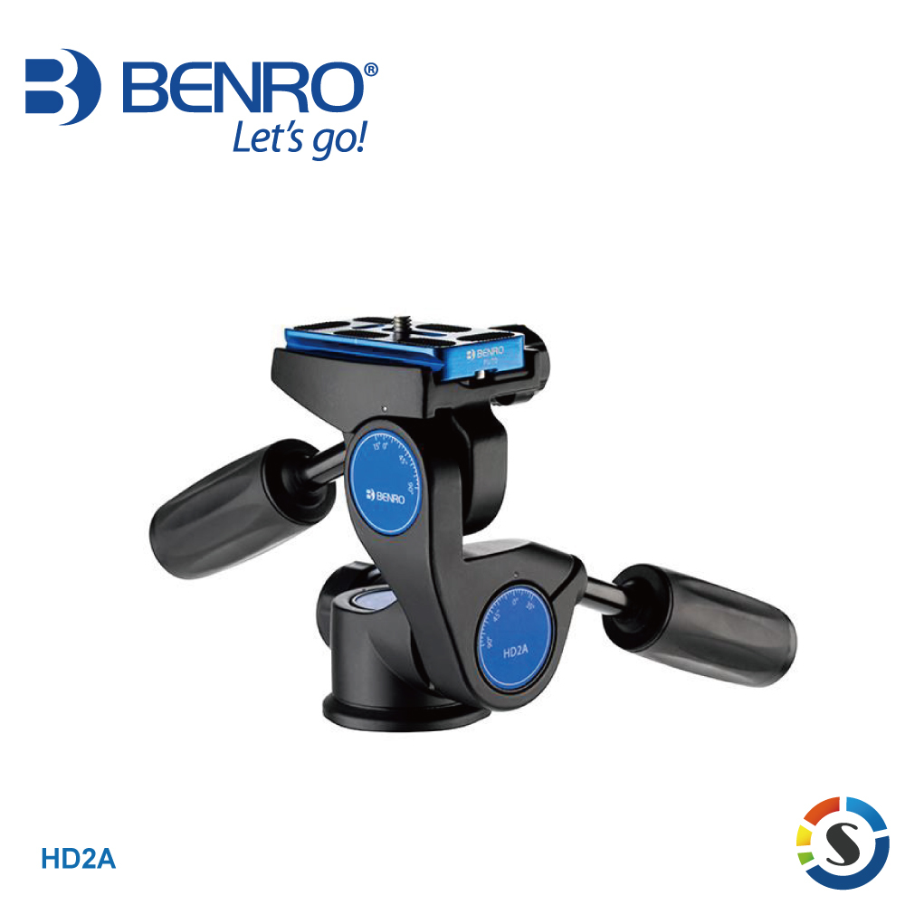 BENRO百諾 HD2A 專業攝影三向雲台