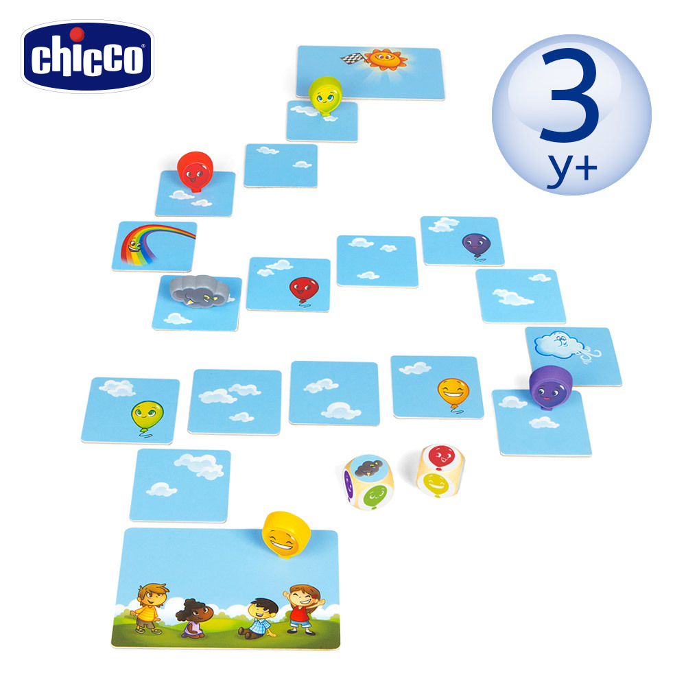 親子益智桌遊-氣球飛高高