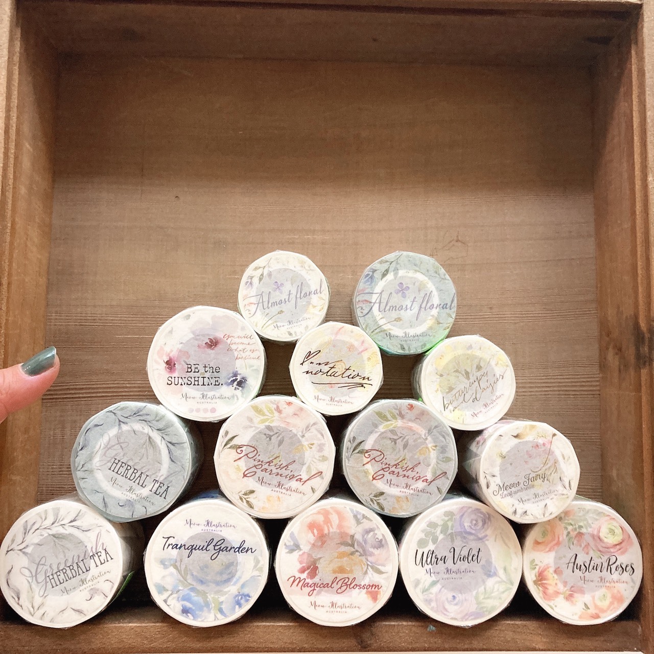 Meow Illustration 喵大紙膠帶系列（共14款）