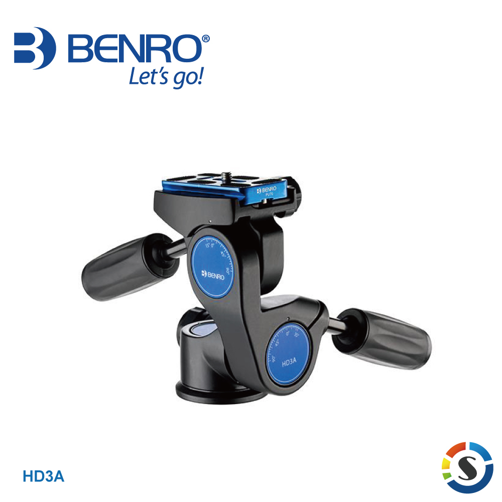 BENRO百諾 HD3A 專業攝影三向雲台
