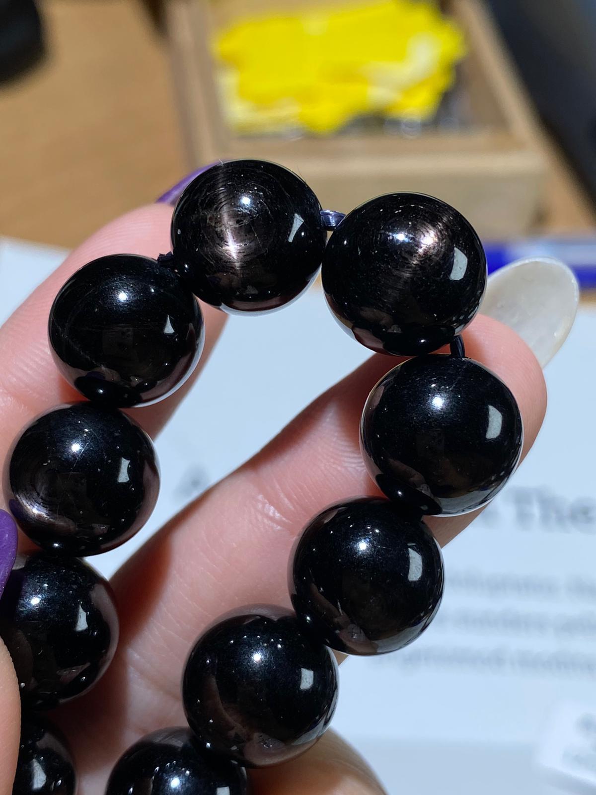 高質黑銀線(金運石)