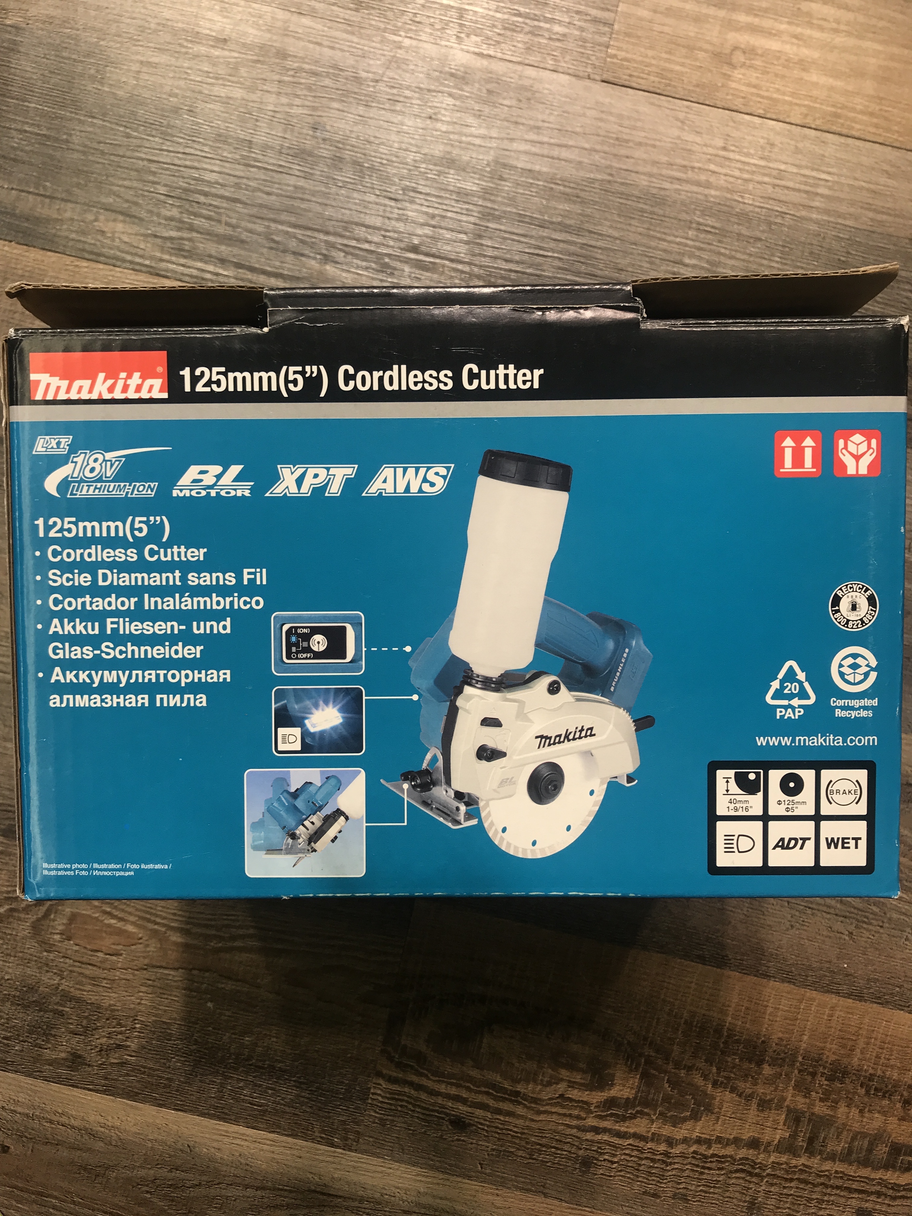 Makita牧田  DCC501ZX2 18V 無線瓦仔機