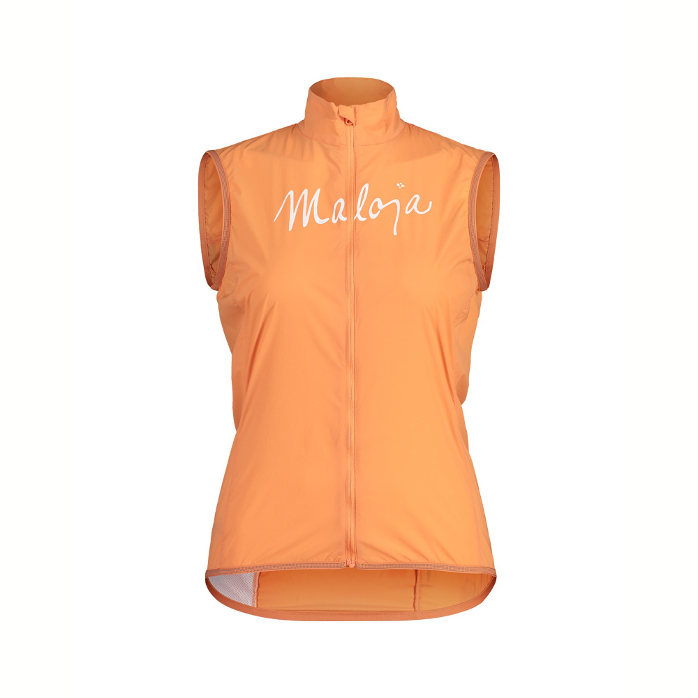 【Maloja】女防風抗水安全反光背心 / 21MA31140-[橘]