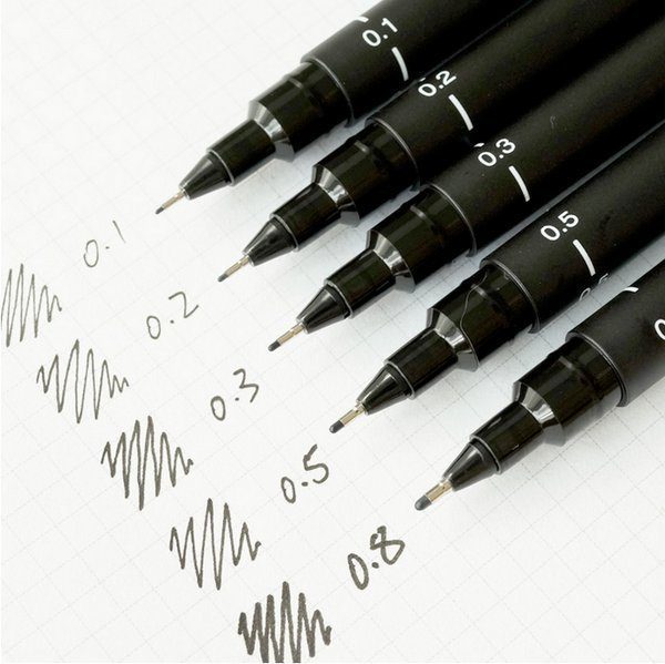 Uni 三菱 Pin Fine Line 耐水性繪圖針筆 0.1/0.2/0.3/0.5/0.8mm - Zentangle 禪繞畫 漫畫勾線 工程繪圖專用