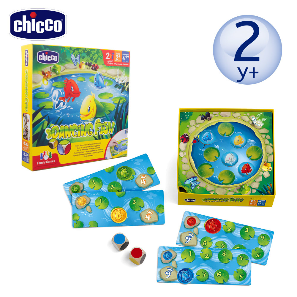 親子益智桌遊-舞動小池塘