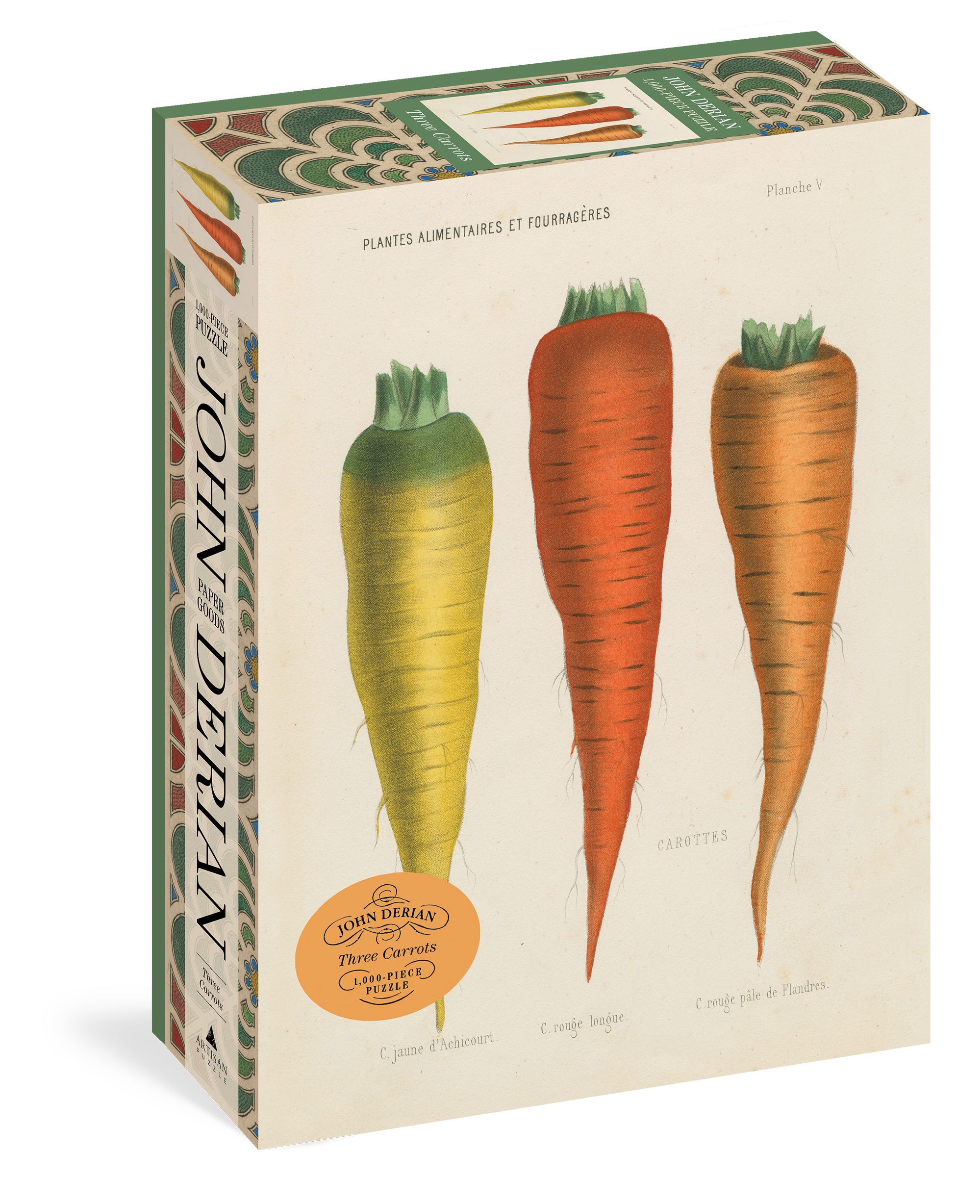【WORKMAN】約翰·德里安 紙品：三個胡蘿蔔 1000片拼圖