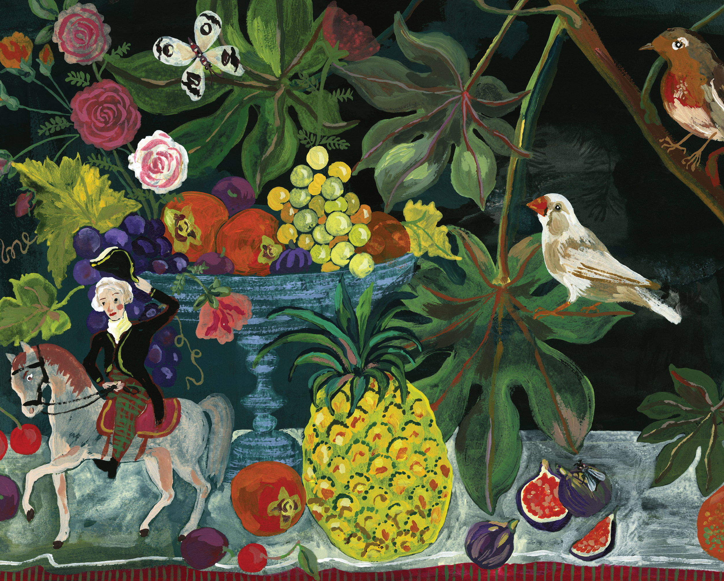 【WORKMAN】娜塔莉·萊特：靜物與菠蘿 1000片拼圖