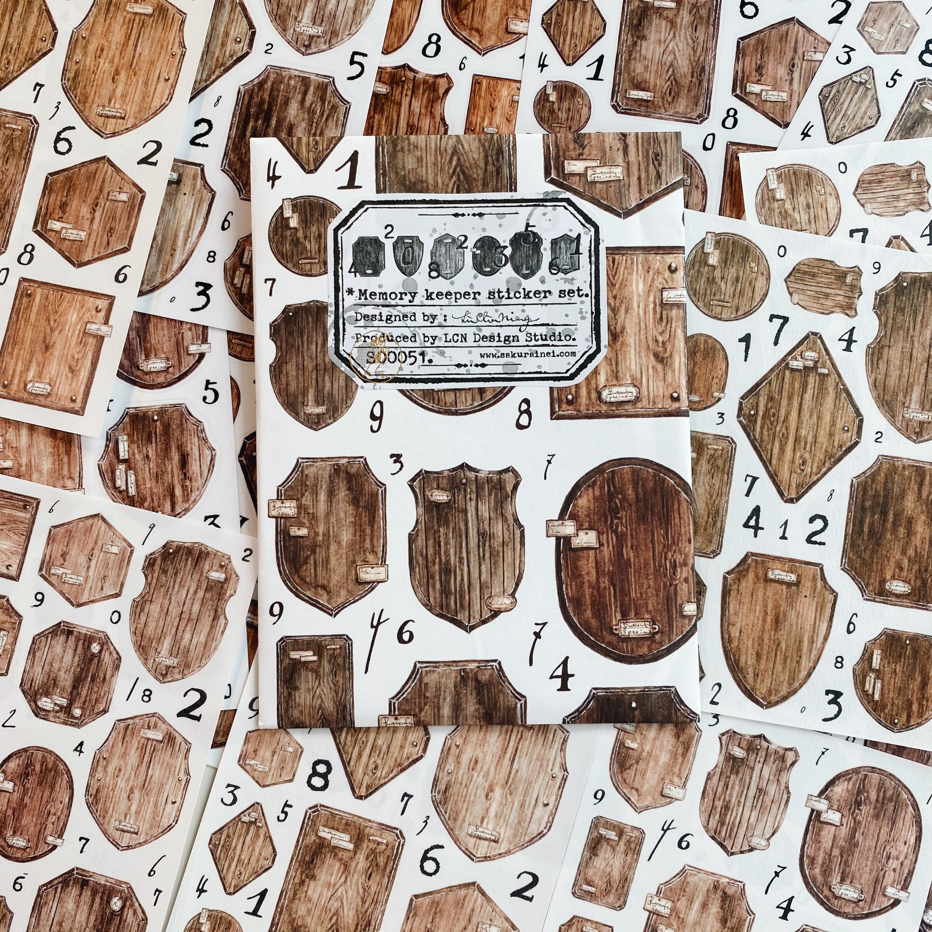 吉 記憶收藏家貼紙組（16張入）