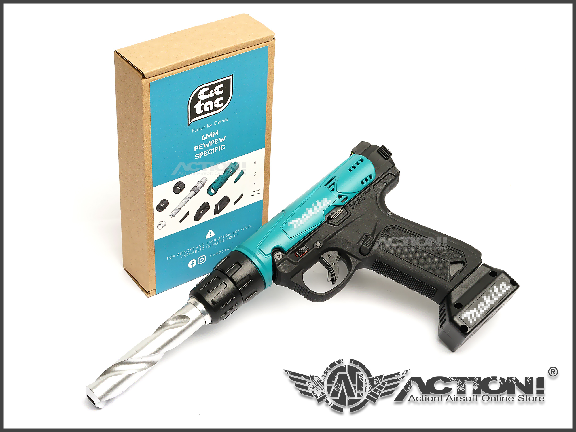 C&C TAC /ACTION ARMY - MAKITA Style AAP01瓦斯手槍