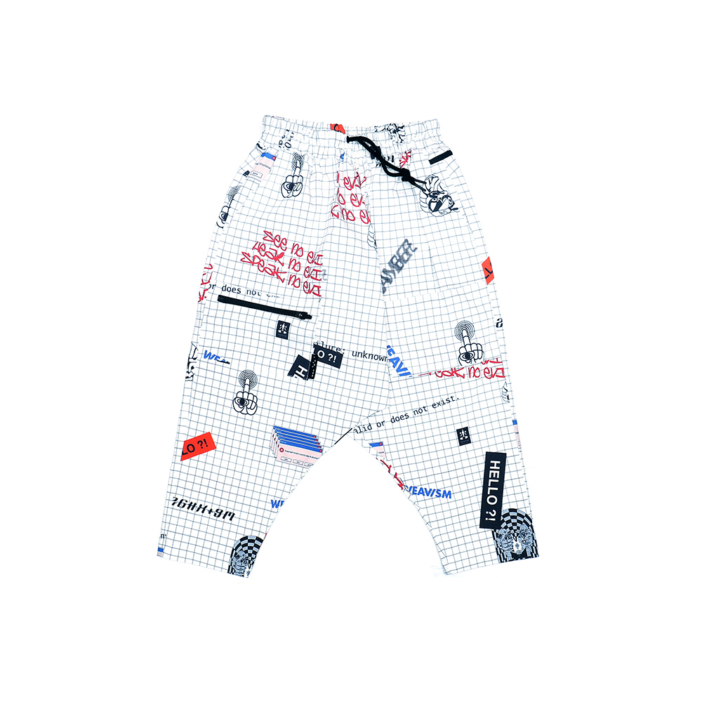 純棉抽繩飛鼠褲-失溫