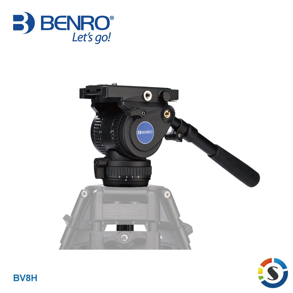 BENRO百諾 BV8H 專業攝影油壓雲台(球碗直徑75mm)