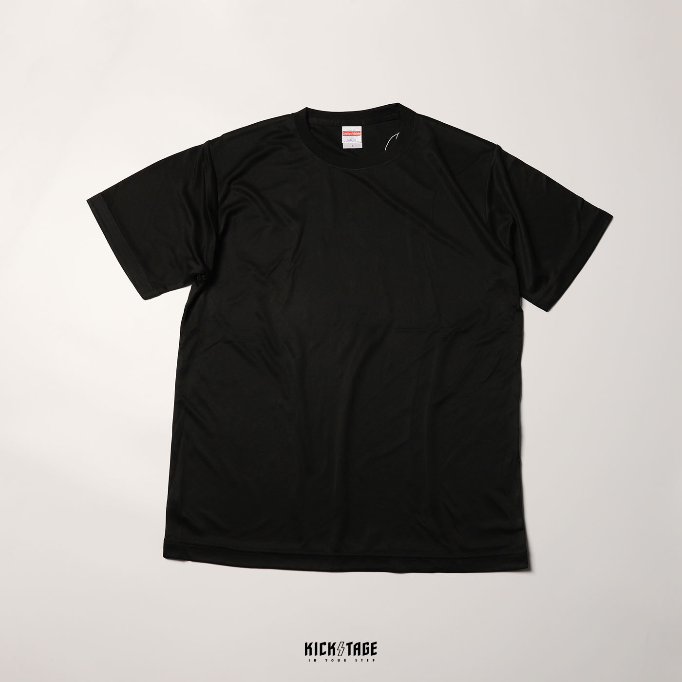 United Athle 4.7oz Dry Silky Touch Tee 黑色 白色 絲綢觸感 吸濕排汗 快乾 短T【508801】