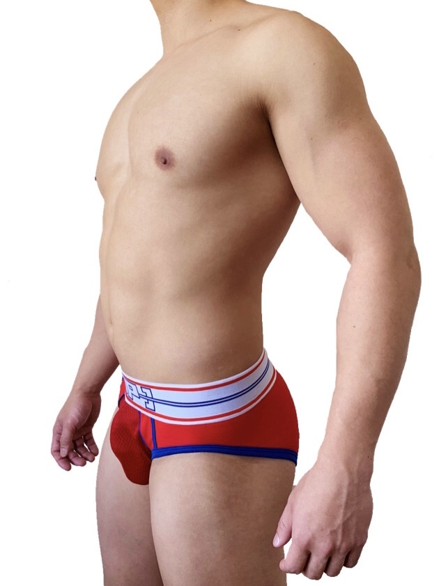 Bounce UP 低腰三角內褲 賽車紅