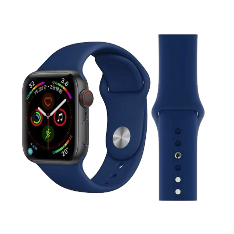 Apple Watch 硅膠素色錶帶/蘋果手錶錶帶(4/5/6適用)