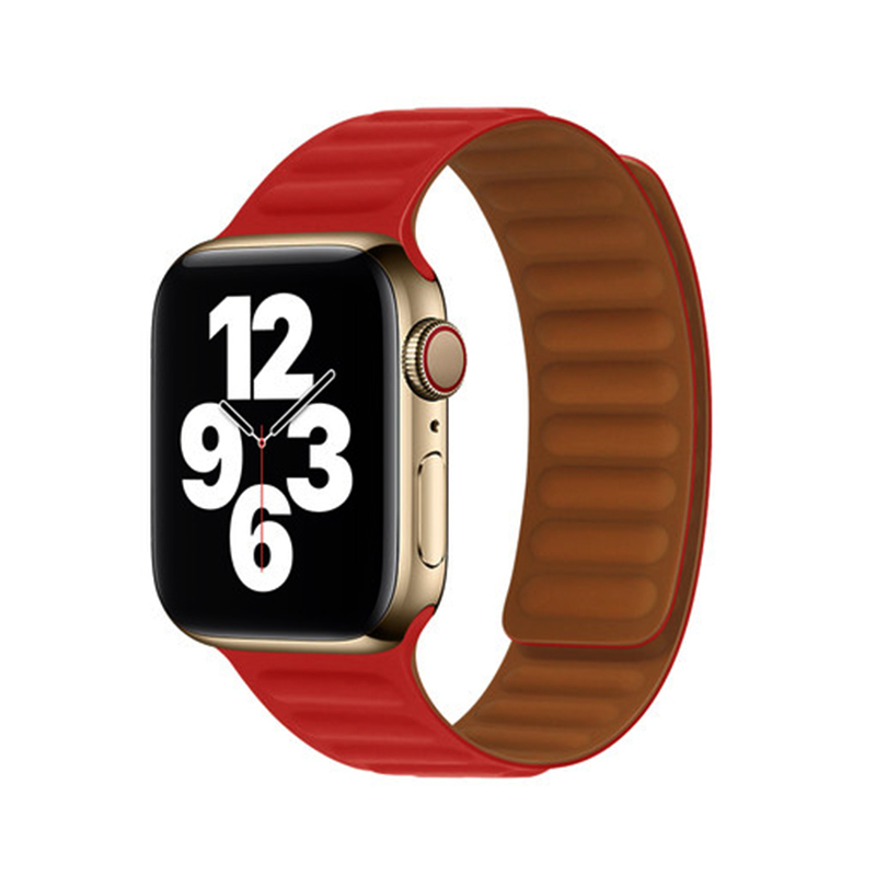 【Rainbow嚴選】Apple Watch 硅膠磁吸錶帶/蘋果手錶錶帶(4/5/6適用)