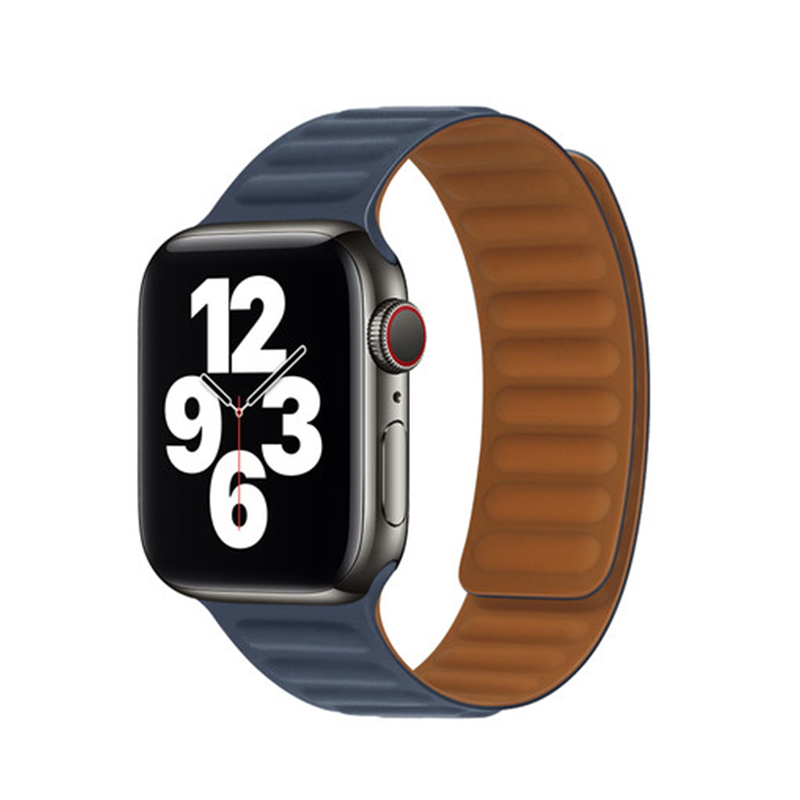 【Rainbow嚴選】Apple Watch 硅膠磁吸錶帶/蘋果手錶錶帶(4/5/6適用)
