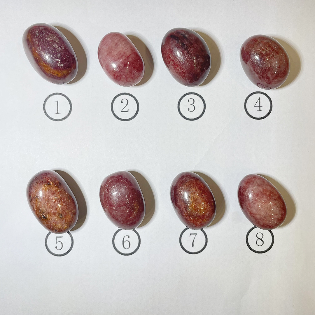 原石08草莓晶/能量石/珠寶/飾品/純手工/純天然/療癒/冥想/凈化/護身符/健康運