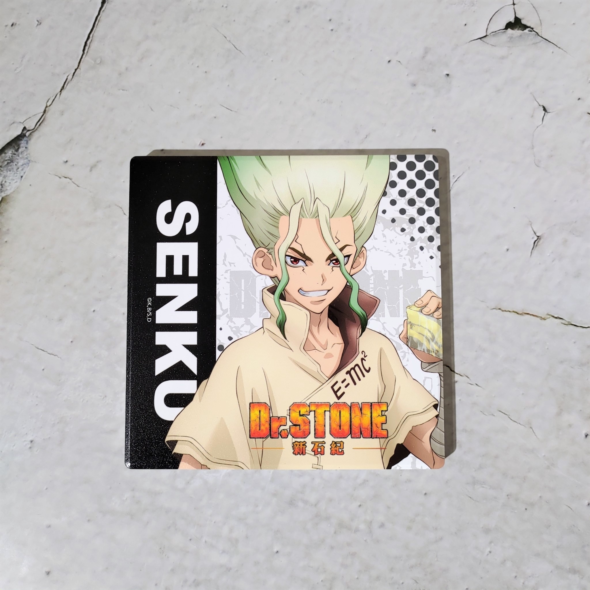 Dr.STONE 新石紀-陶瓷吸水杯墊-石神千空款