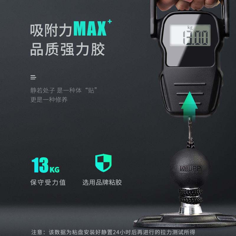 五匹 黏貼式盤球頭底座